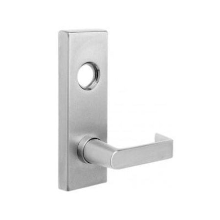 DORMA Escutcheon Thumbpiece Trim, Classroom Function, Key Locks or Unlocks Lever, Schlage C Keyway, 630 YT08-630